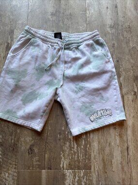 OVERTIME Carwash Tie Dye Fleece Shorts Men’s Medium